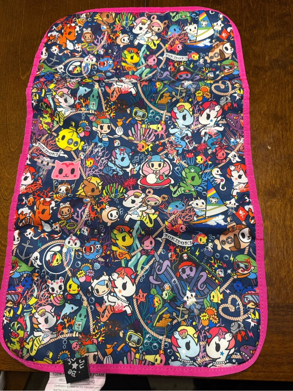 NEW Jujube Tokidoki Sea Punk Changing Pad colorful multi characters